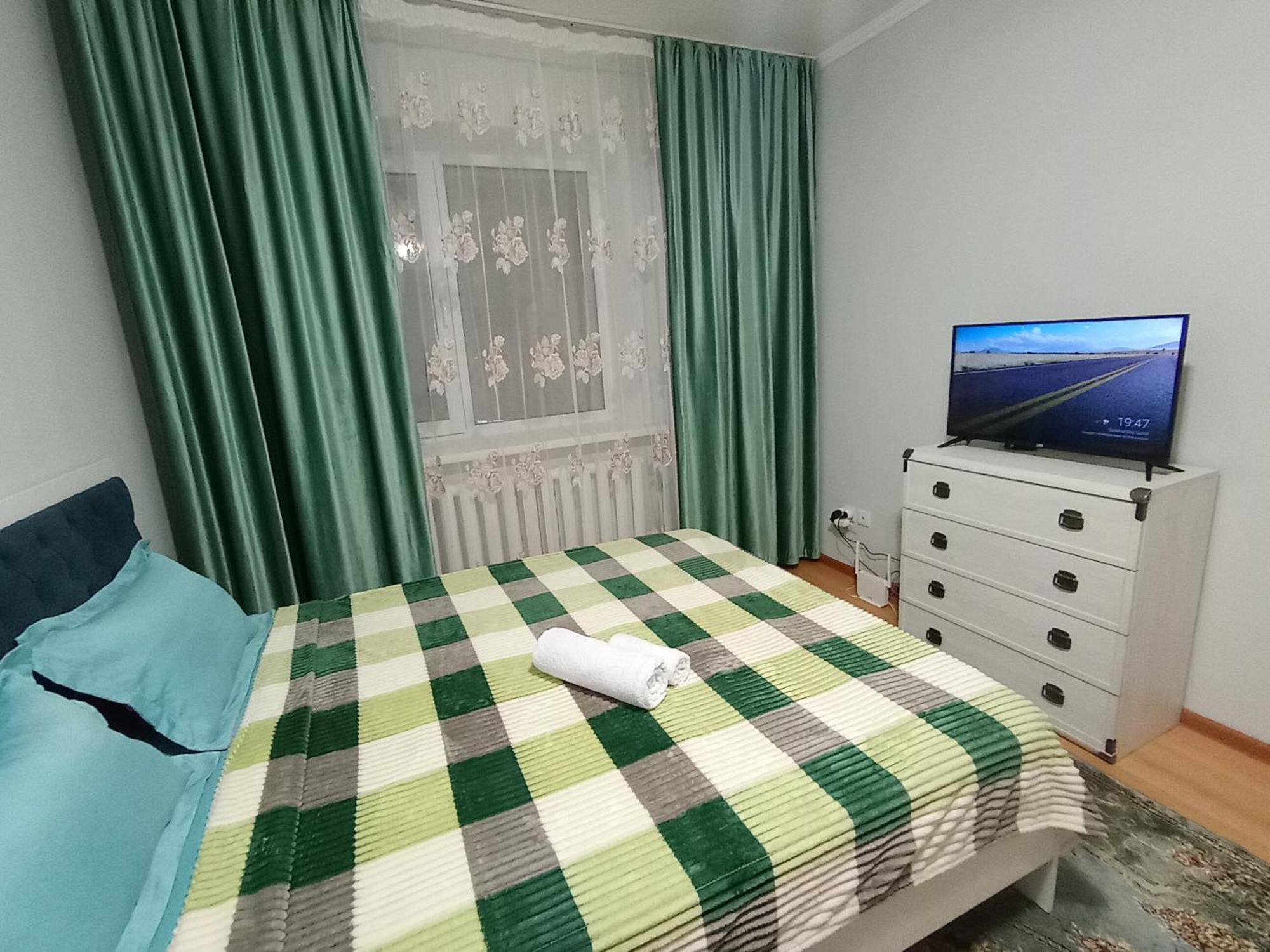 Cosy flat in the city center Taldykol Buitenkant foto
